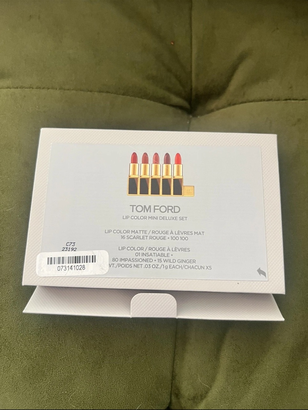 Tom Ford Lip Color Mini Deluxe Set